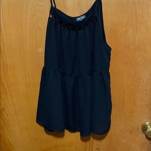 Black tank top